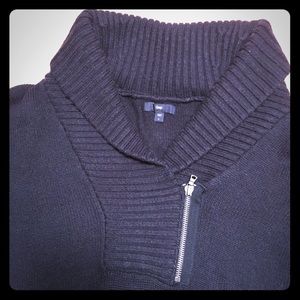 Gap collared sweater with zipper